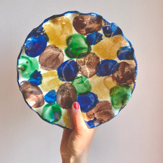 Vintage Studio Pottery Wall Plate