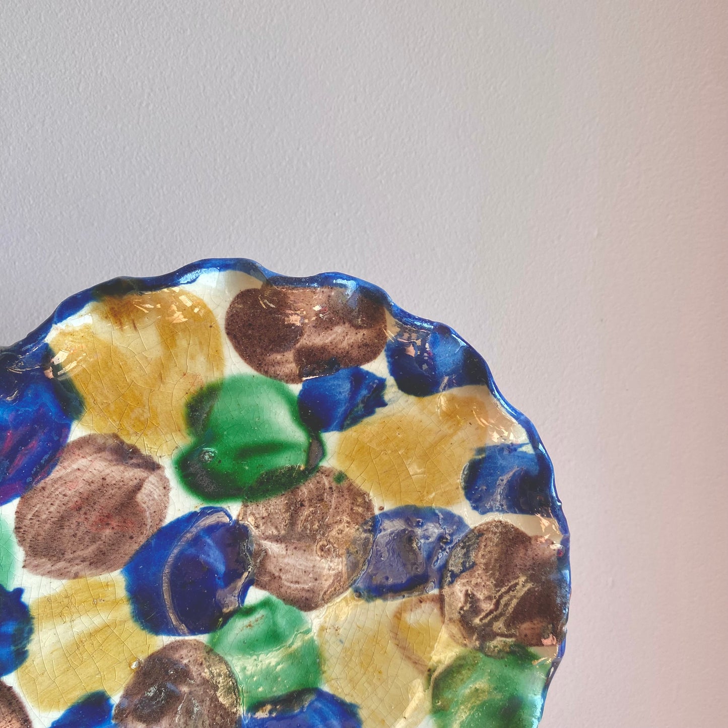 Vintage Studio Pottery Wall Plate