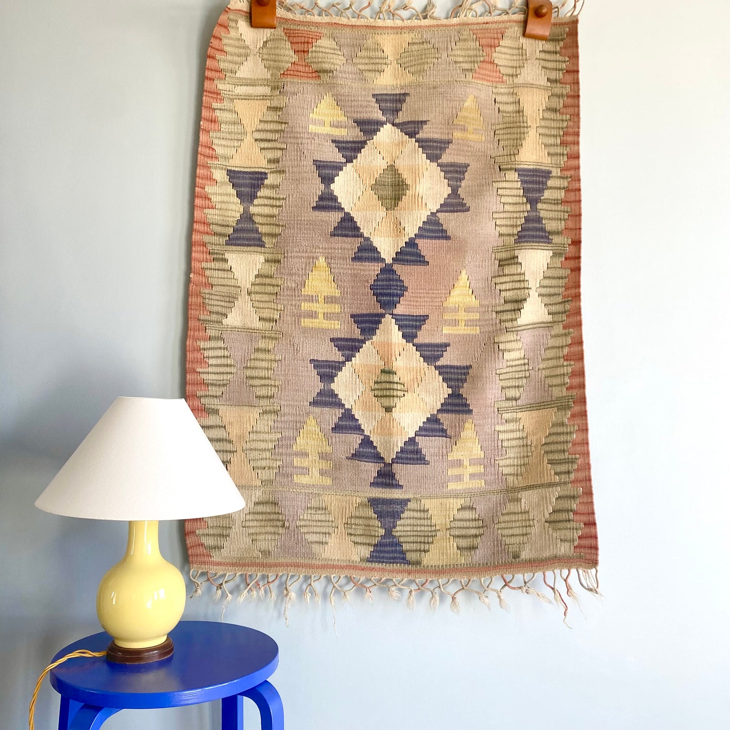 Vintage Turkish Kilim Wall Hanging / Rug
