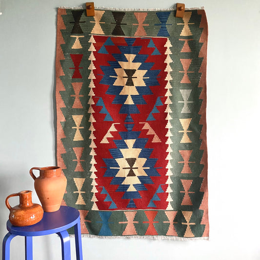 Vintage Turkish Kayseri Antolian Wall Hanging / Rug