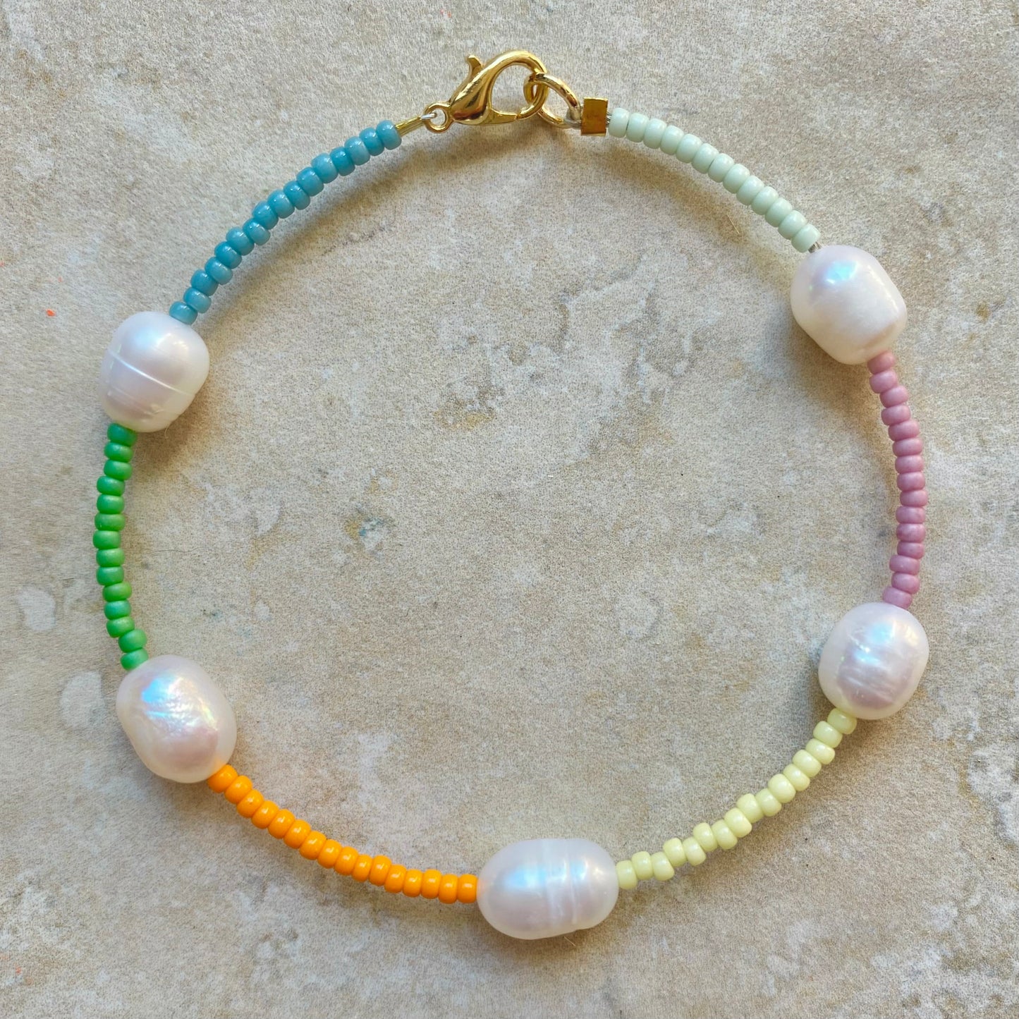 Beaded Pearl Bracelet