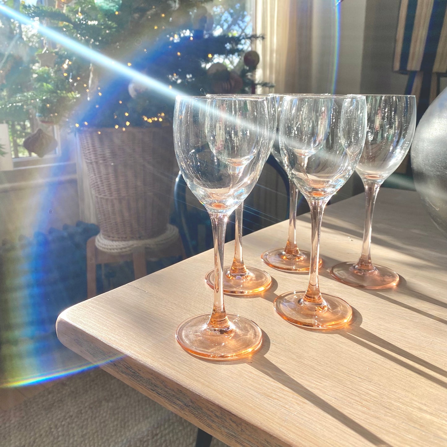 Vintage Wine Glasses
