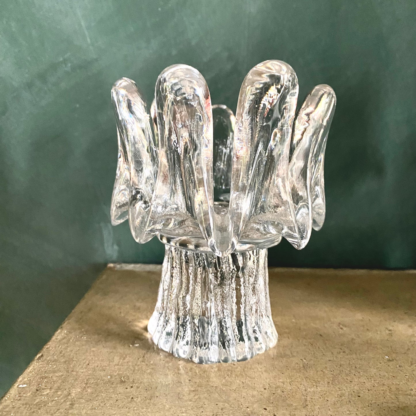 Kosta Boda Sunflower Candle Holders