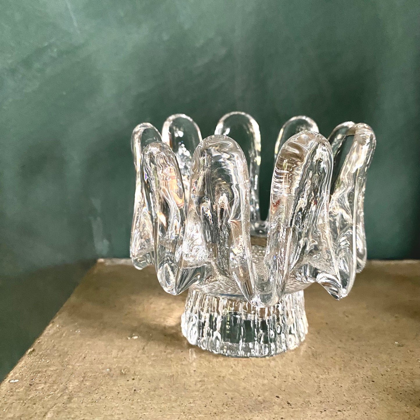 Kosta Boda Sunflower Candle Holders