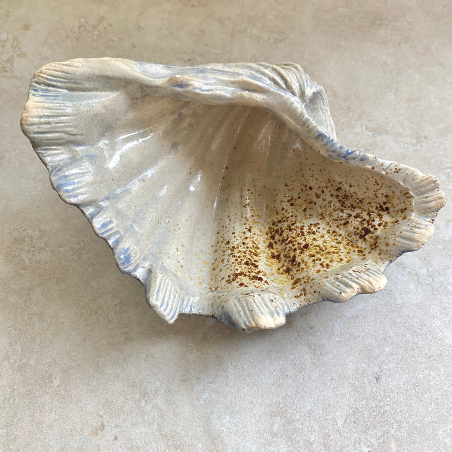 Vintage Large Studio Pottery Sea Shells