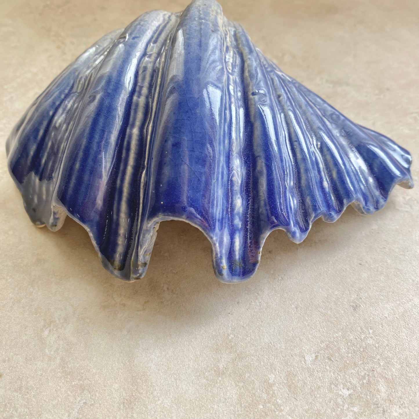 Vintage Large Studio Pottery Sea Shells