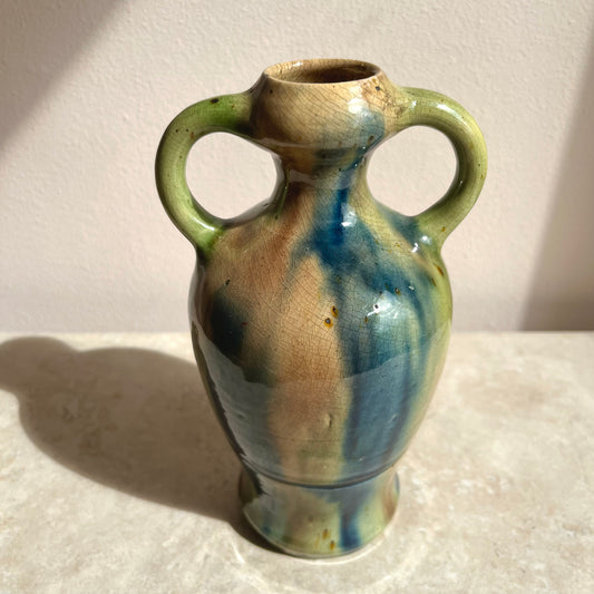 Vintage Art Deco Belgian Studio Pottery Vase