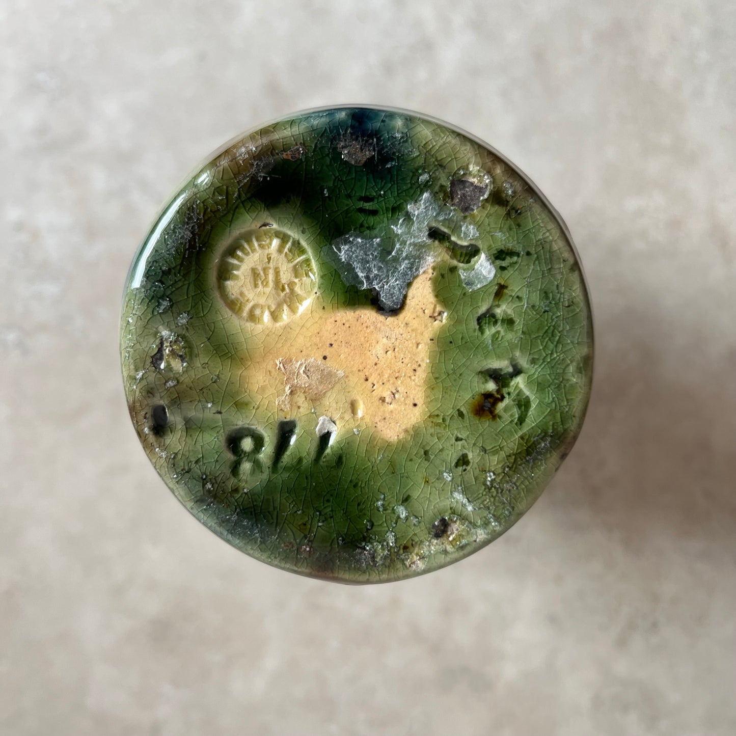 Vintage Art Deco Belgian Studio Pottery Vase