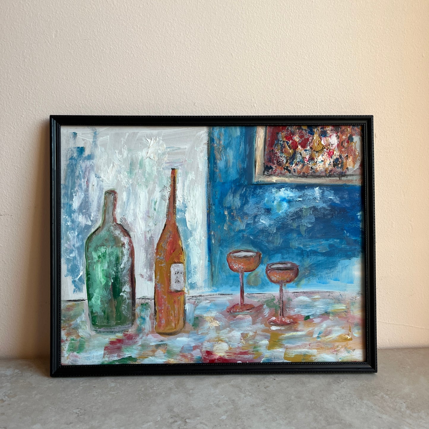 Abstract Still Life Oil Painting