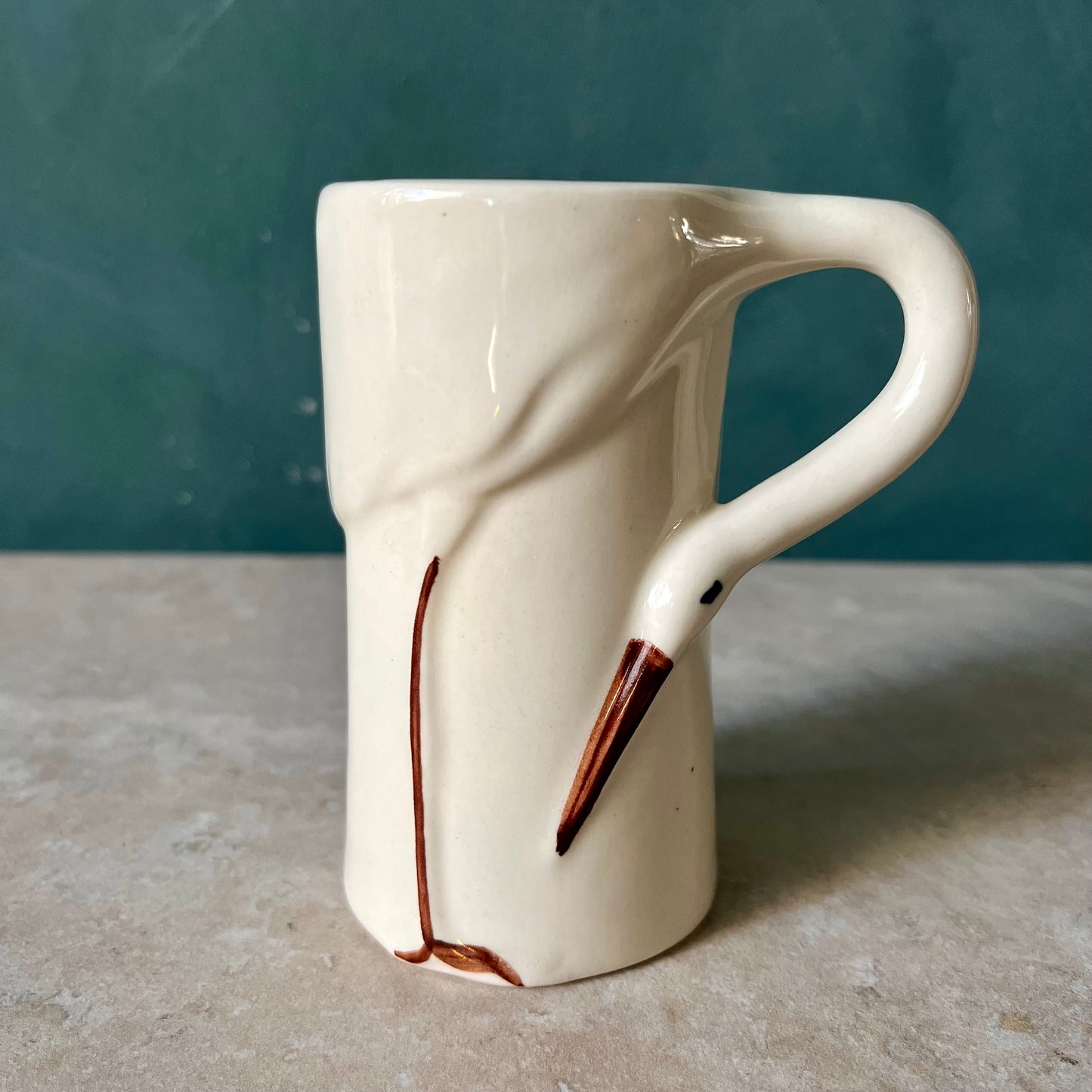 Set of two Vintage Fitz & Floyd Stork Mug set