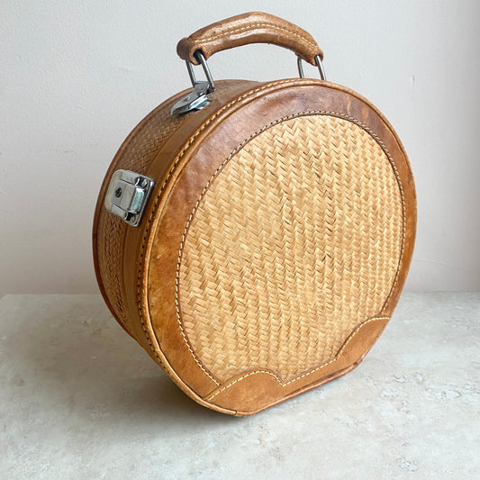 Vintage Round Rattan Handbag