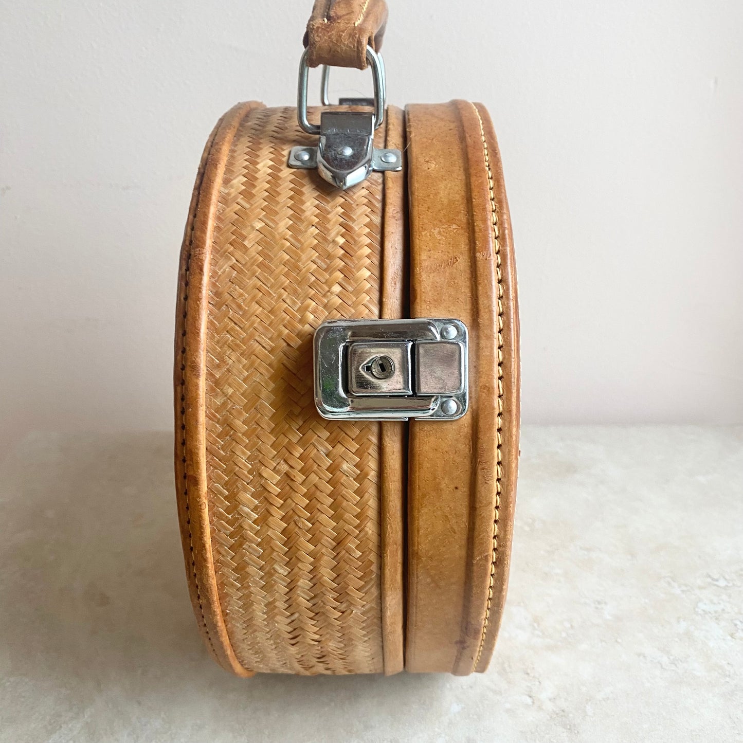 Vintage Round Rattan Handbag