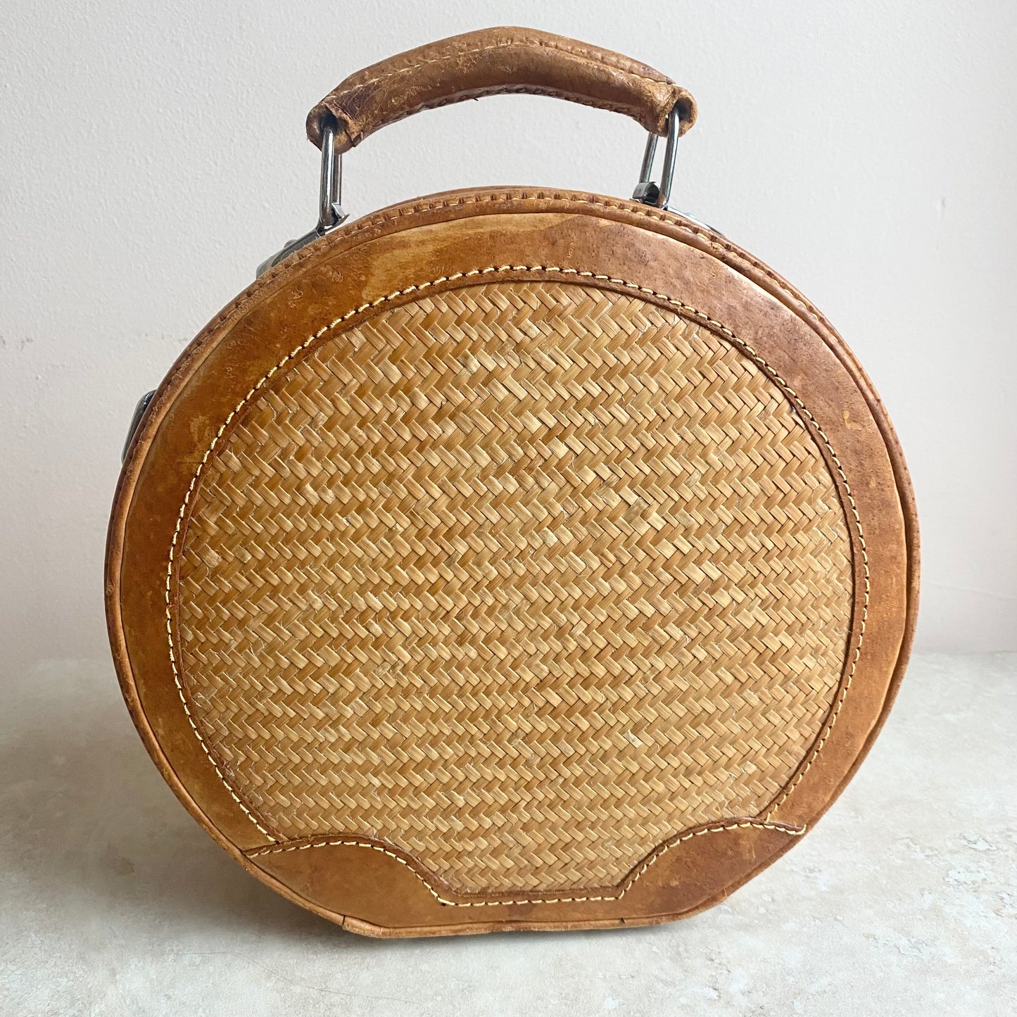 Vintage Round Rattan Handbag