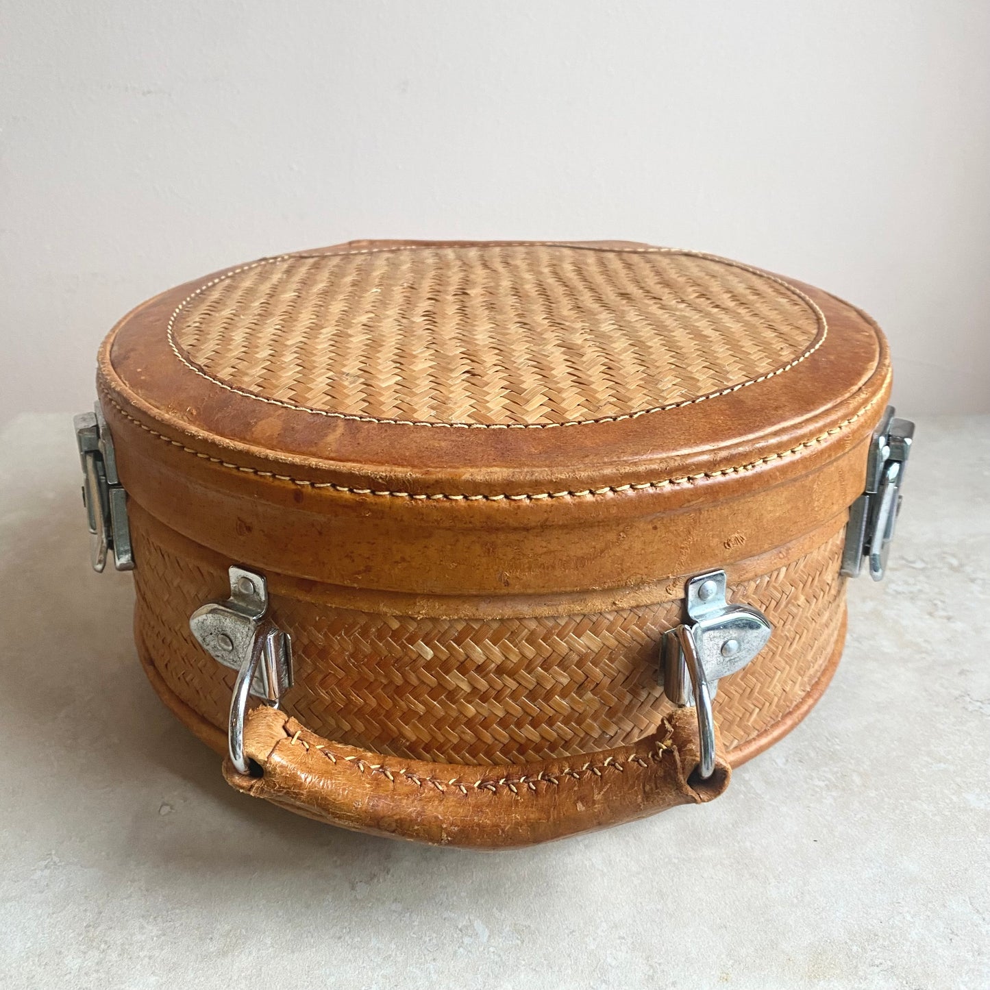 Vintage Round Rattan Handbag