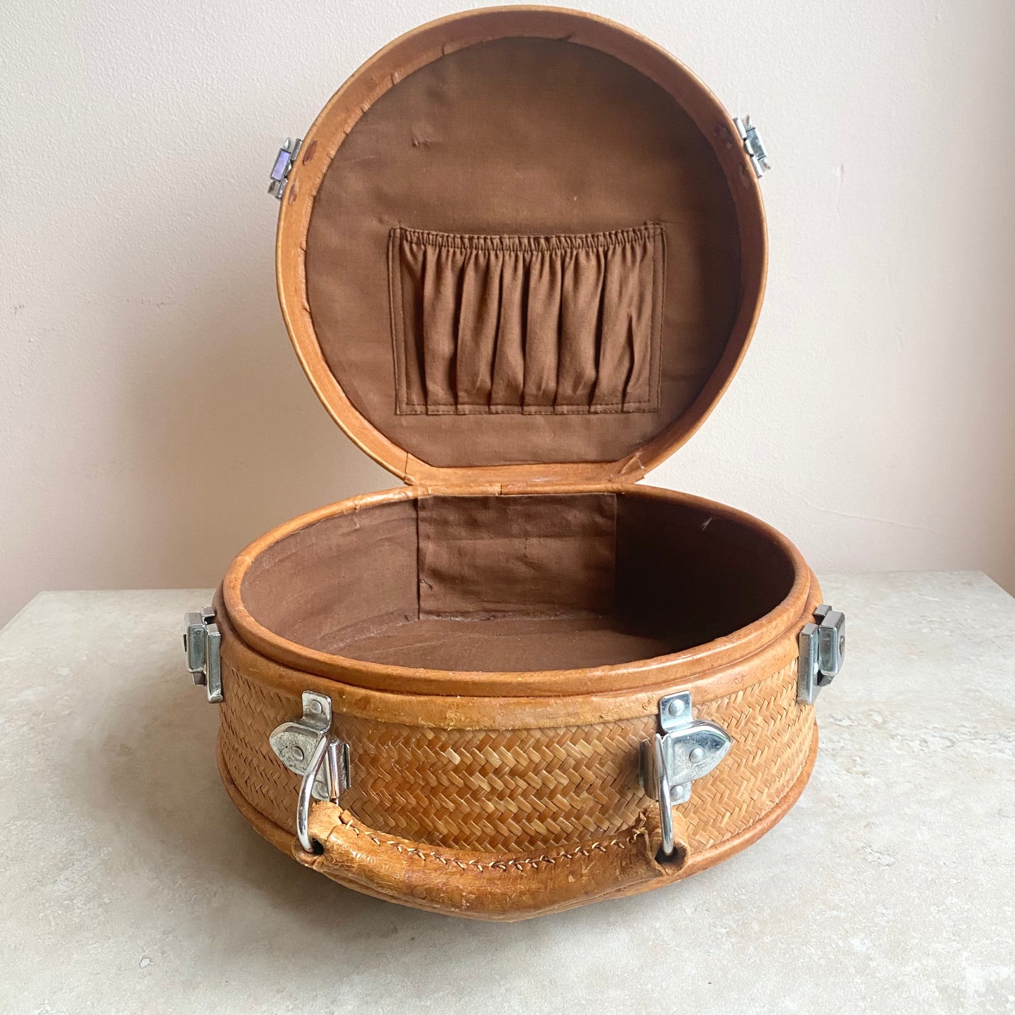 Vintage Round Rattan Handbag