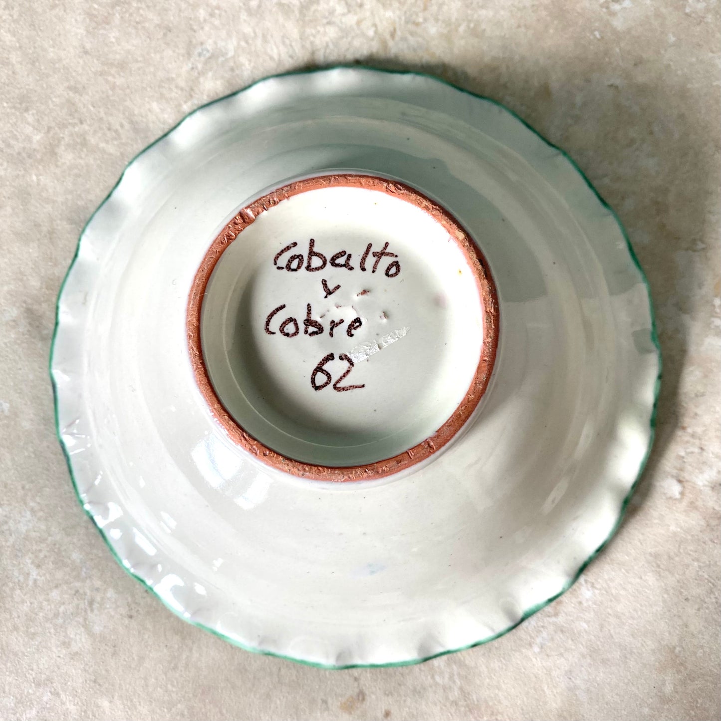 Vintage Hand-Painted Spanish Ceramic Bowl