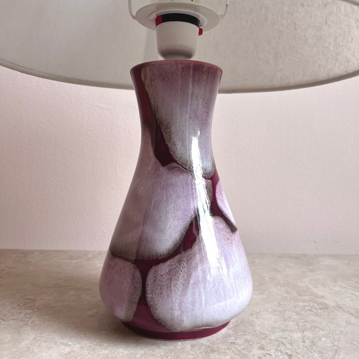 Vintage Ceramic West German Table Lamp