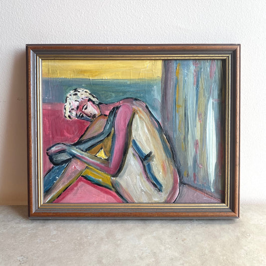 Original Modernist Style Oil Painting