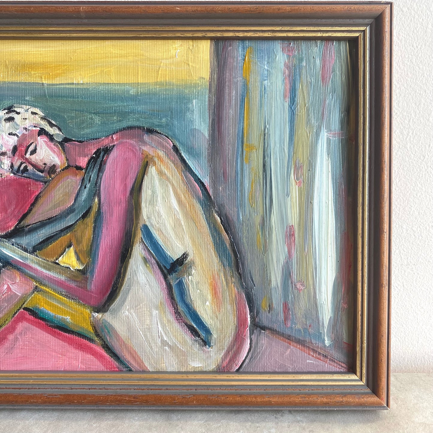 Original Modernist Style Oil Painting