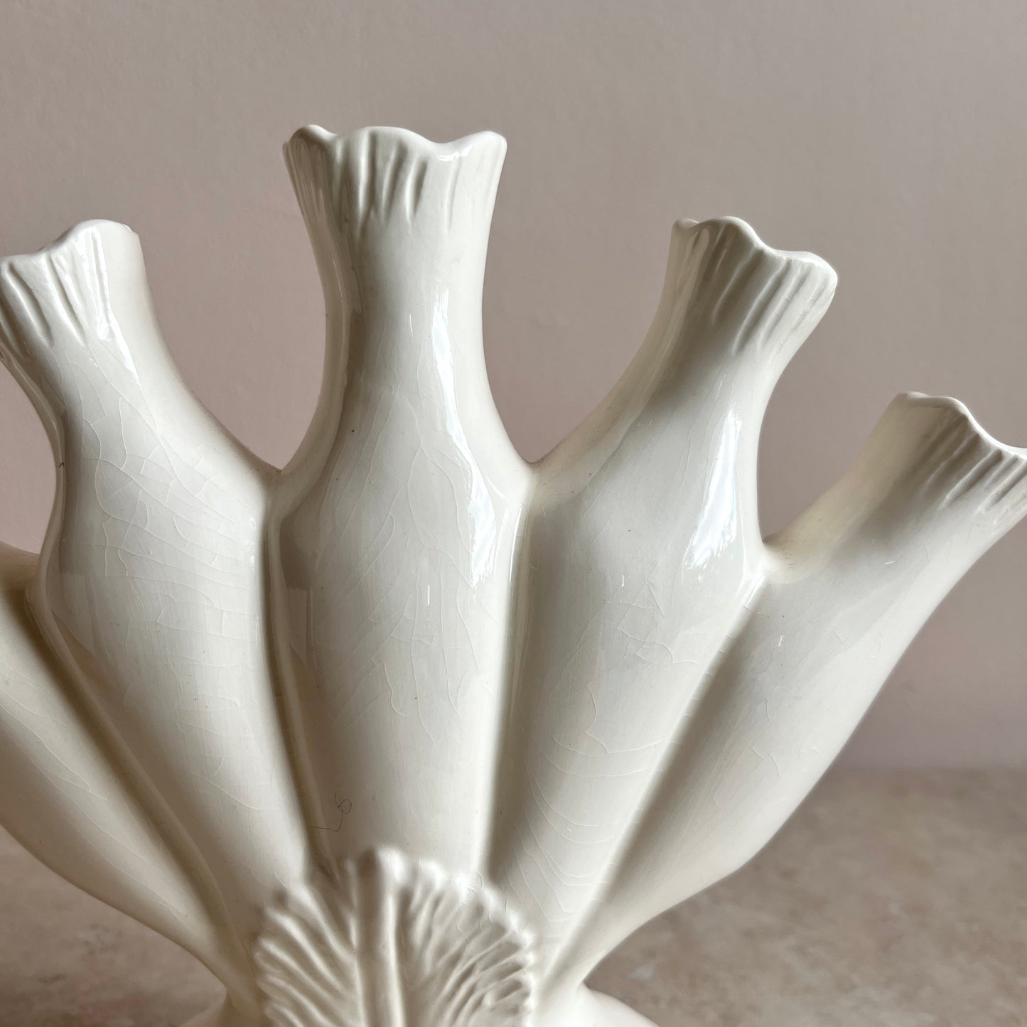 Vintage Five Finger Bud Vase