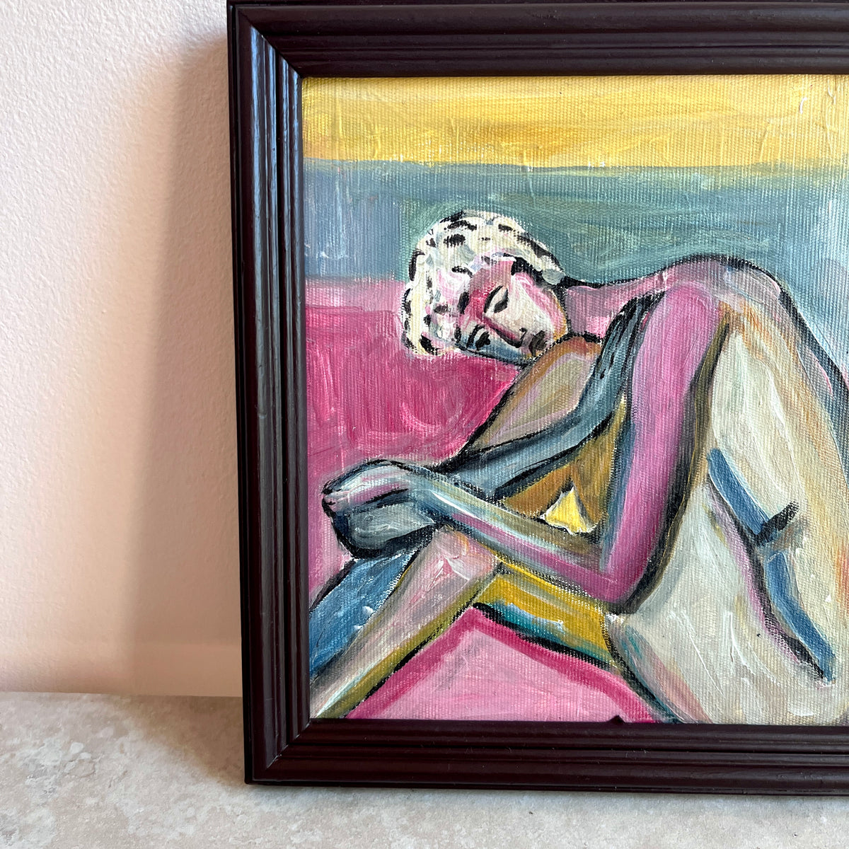 Original Modernist Style Oil Painting
