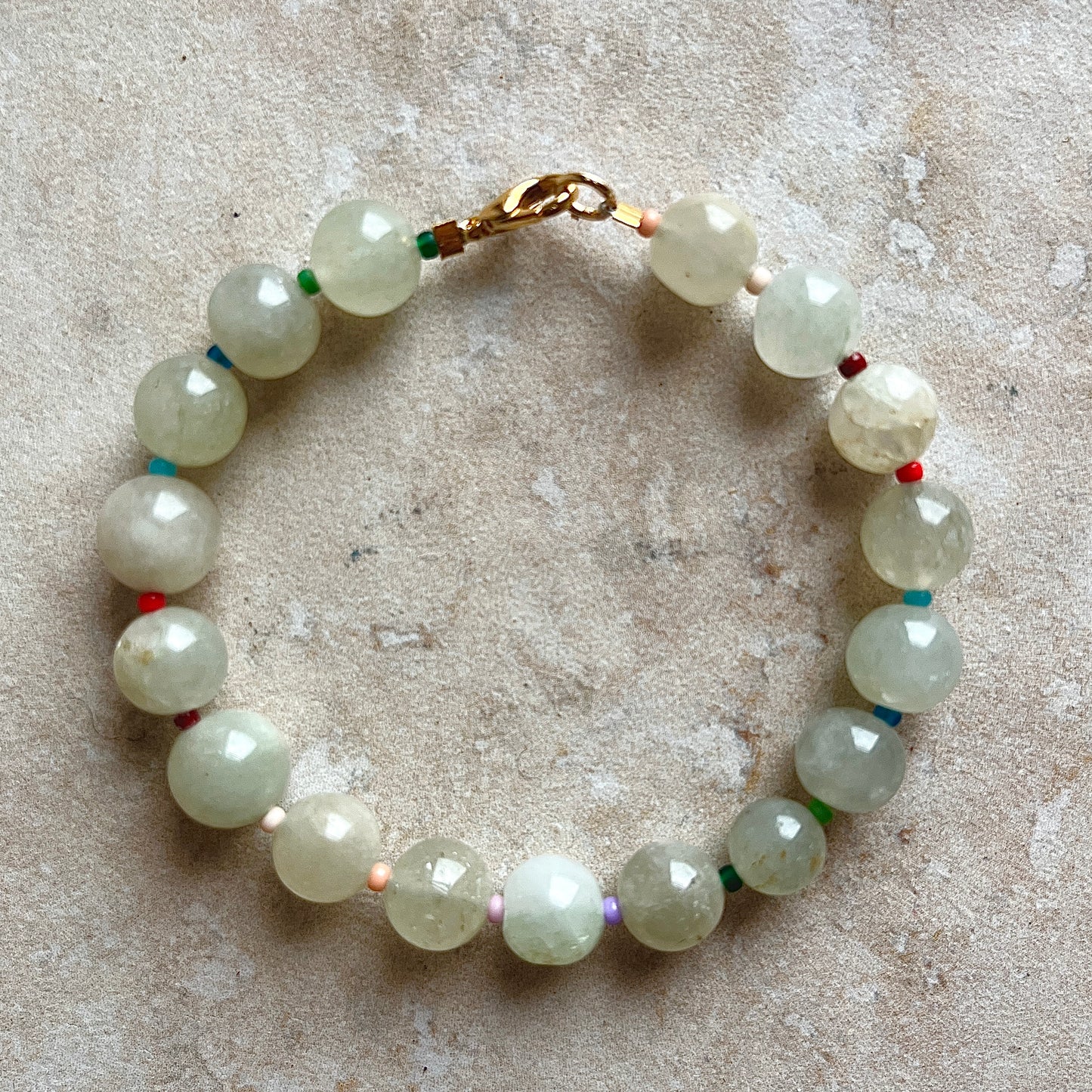 Beaded Fluorite Bracelet