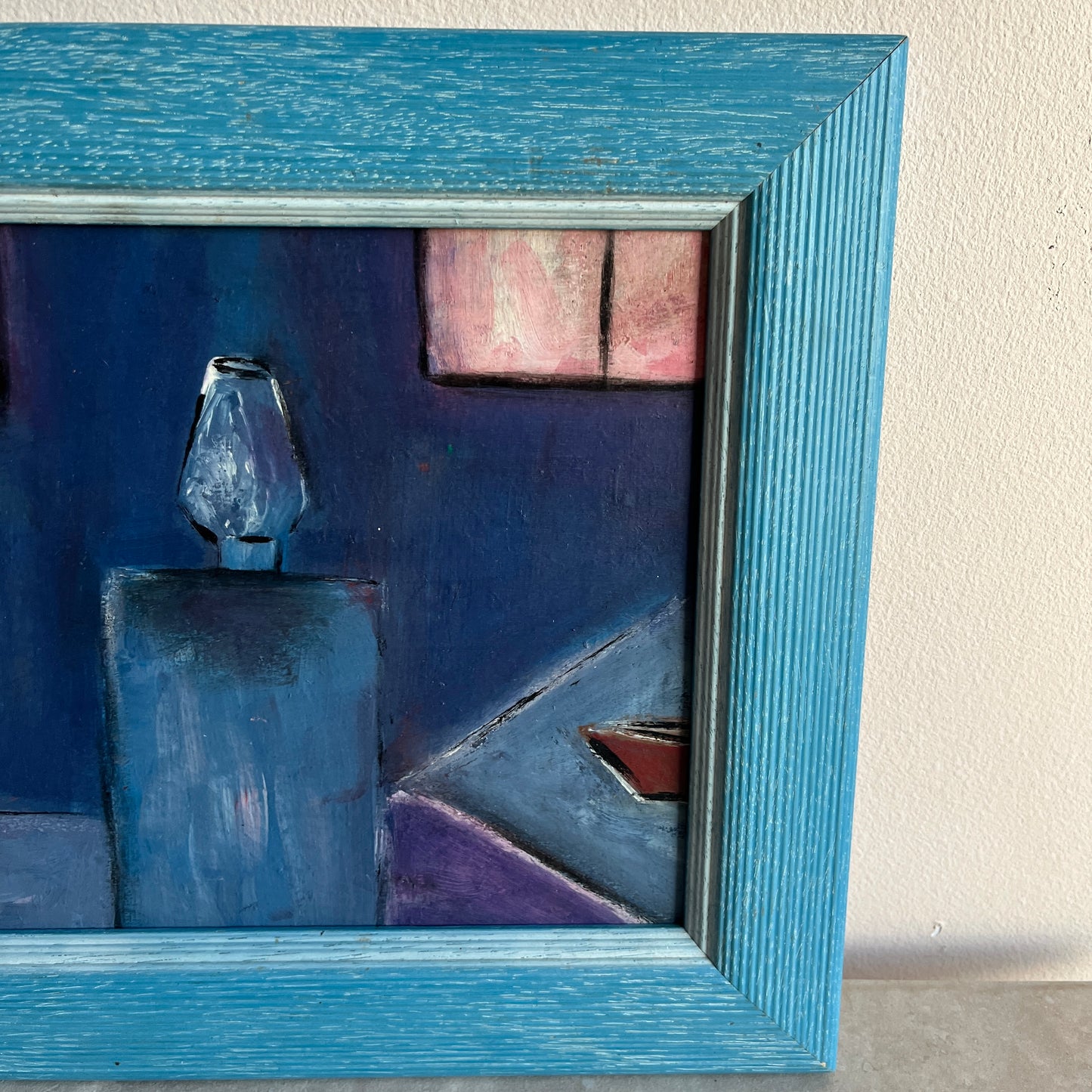 Vintage Still Life Modernist Oil Painting