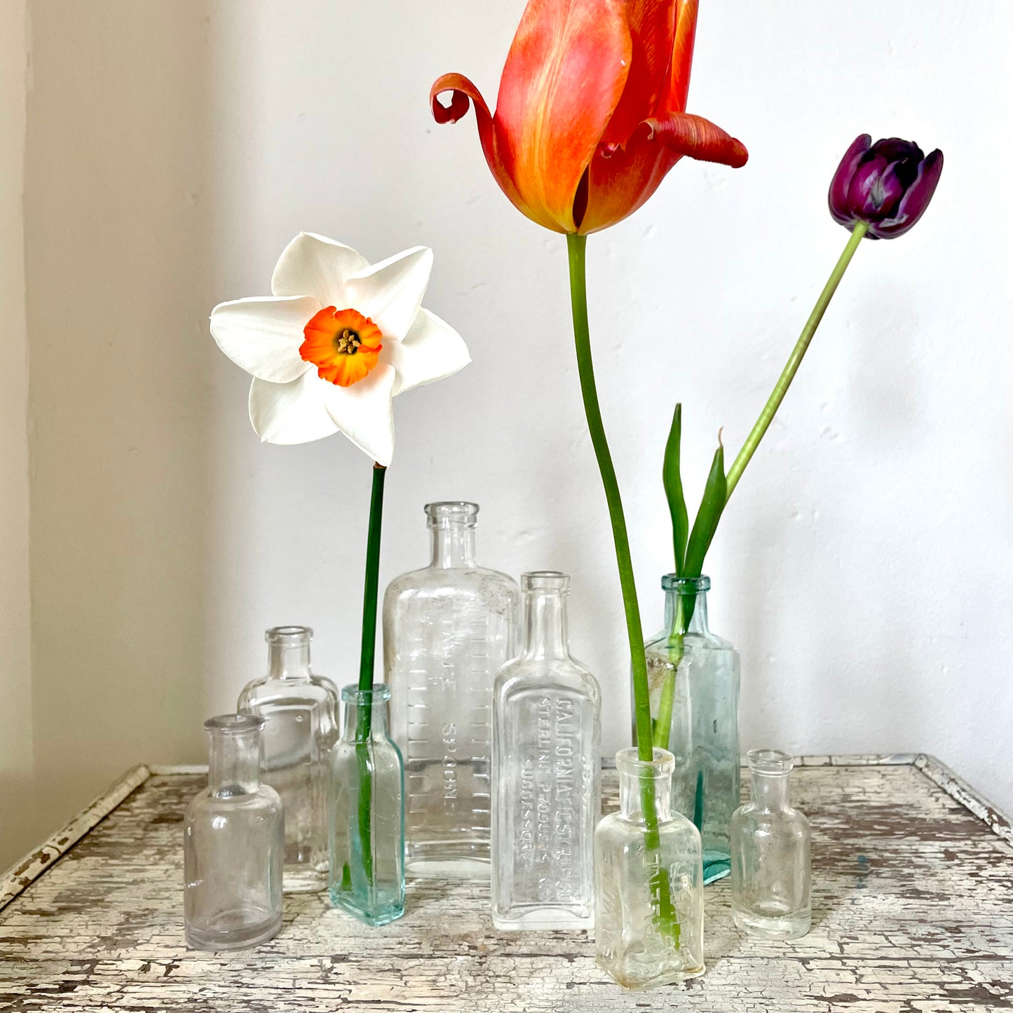 Vintage Glass Dug Bottles