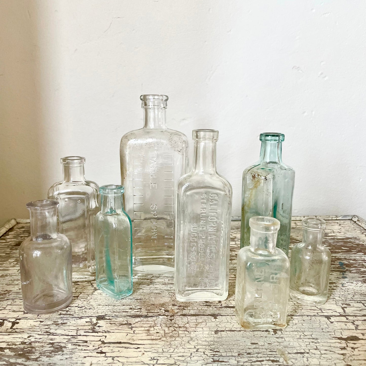 Vintage Glass Dug Bottles