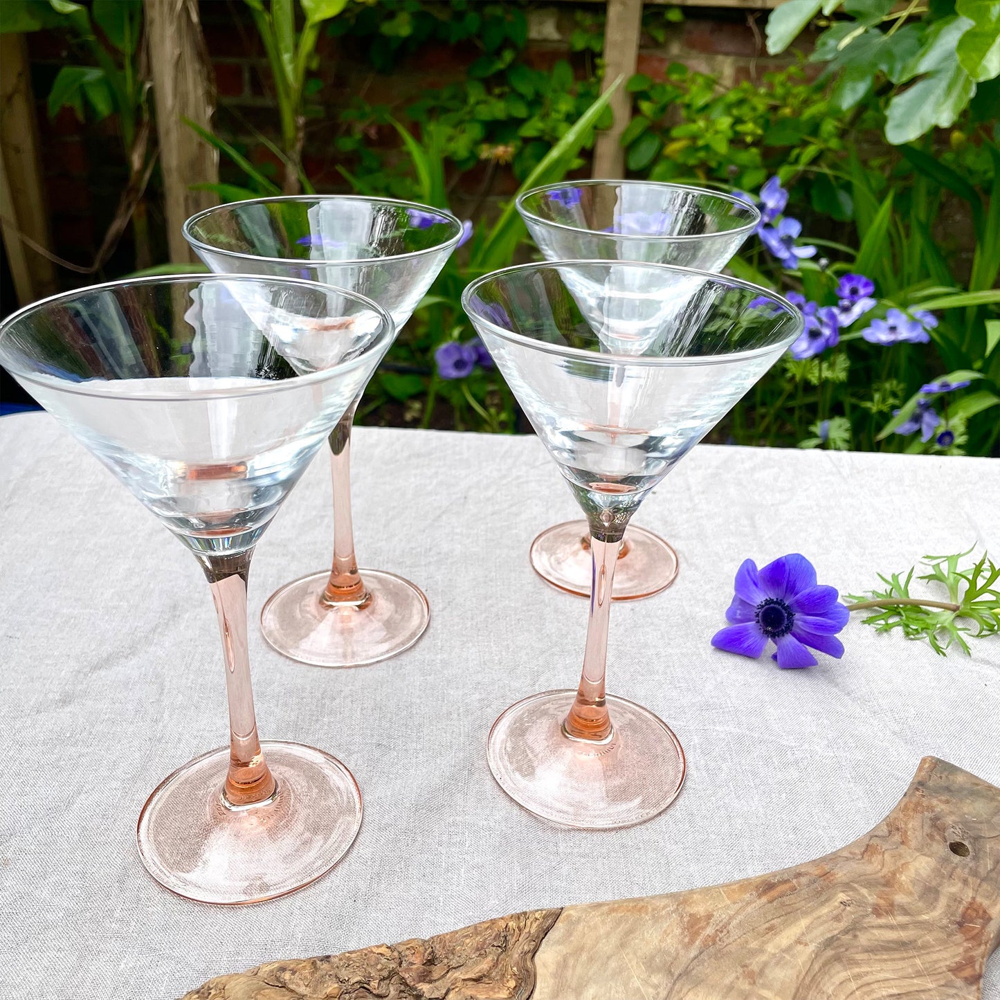 Vintage French Luminarc Martini Glasses