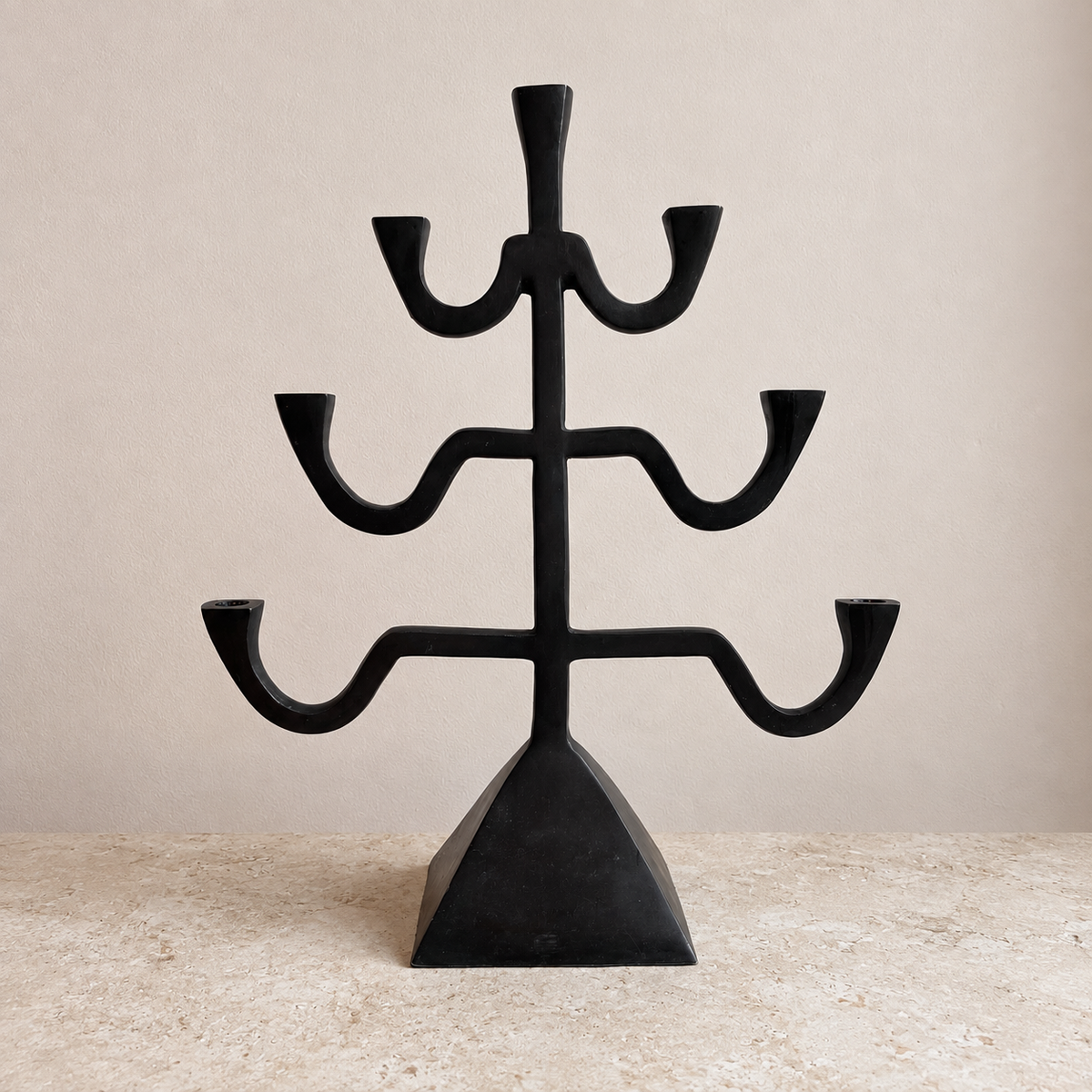 Large Postmodern Seven Light Candelabra c.1980s-1990s
