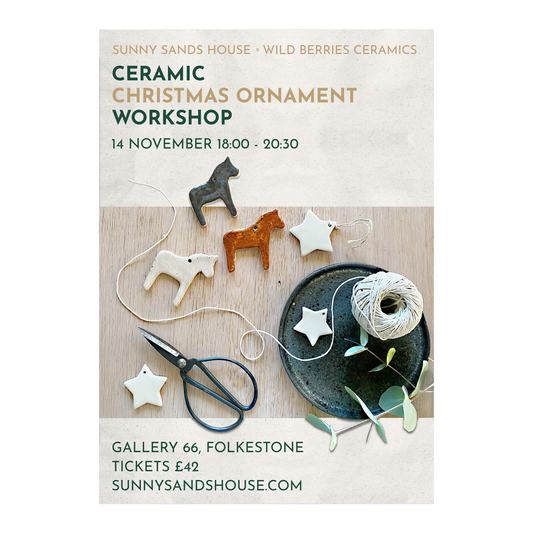 Ceramic Christmas Ornament Workshop