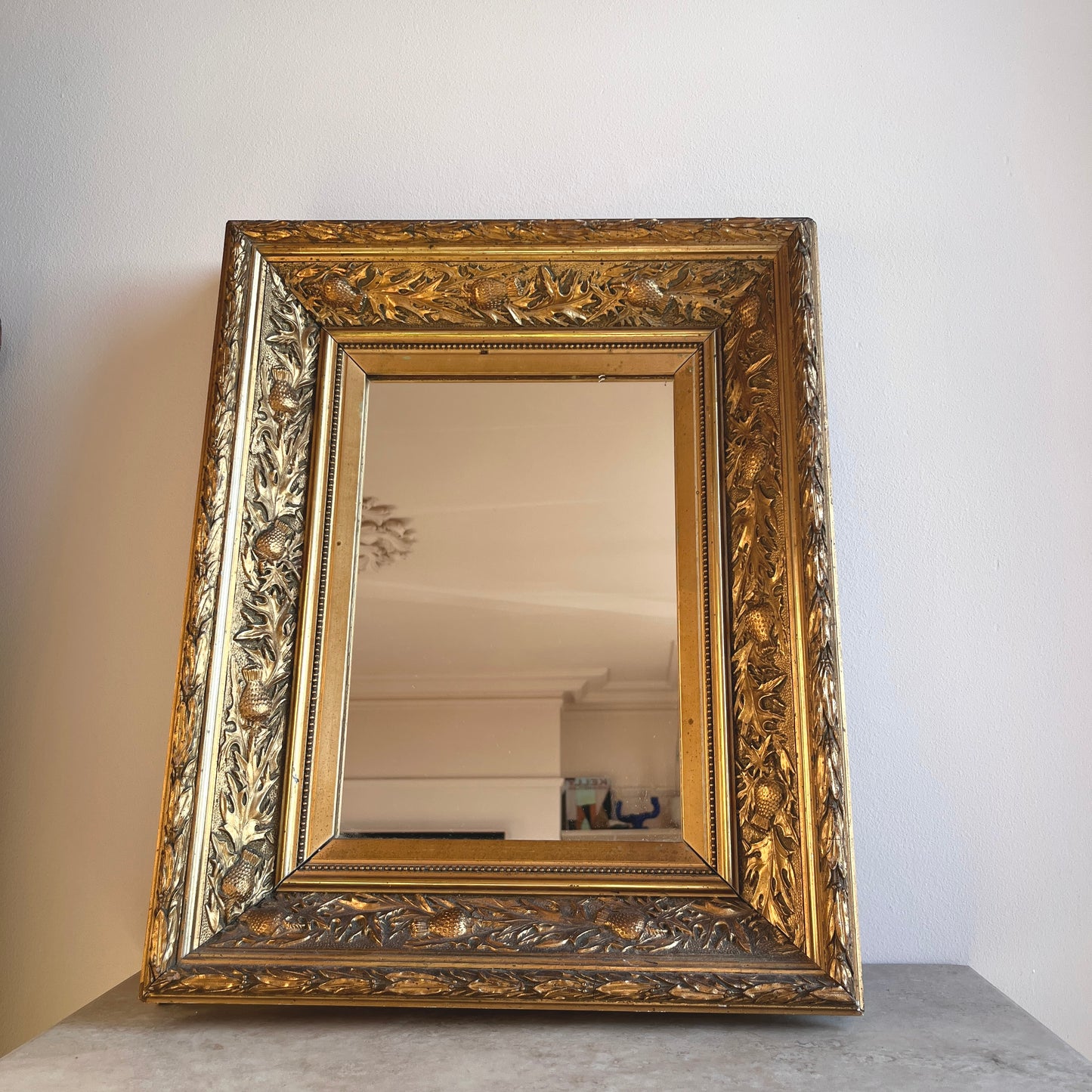 Antique Ornate Gilt Framed Wall Mirror