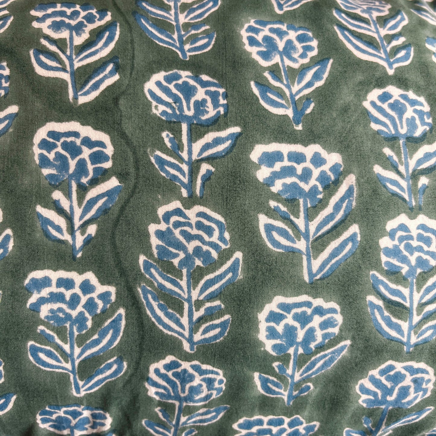 Indian Block Print Floral Cushion Covers set of 2