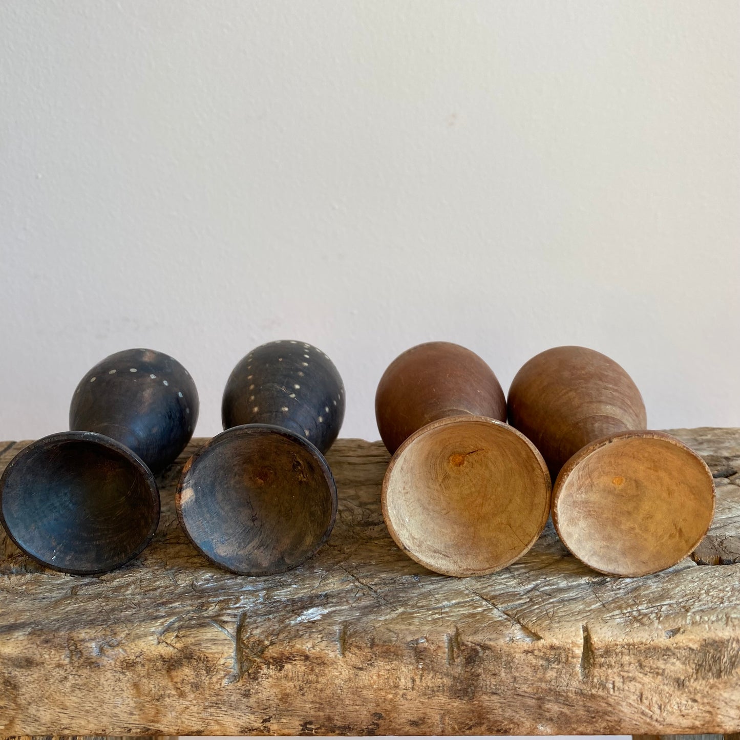 Vintage Wooden Egg Cups