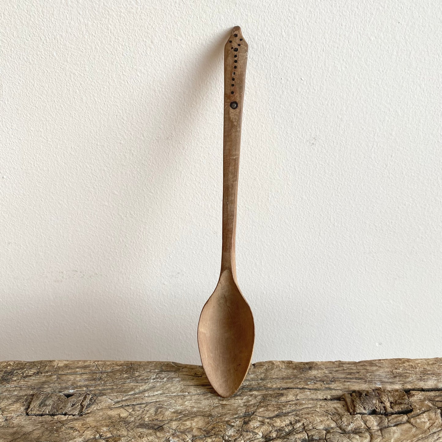 Vintage Hand-Carved Wooden Spoons