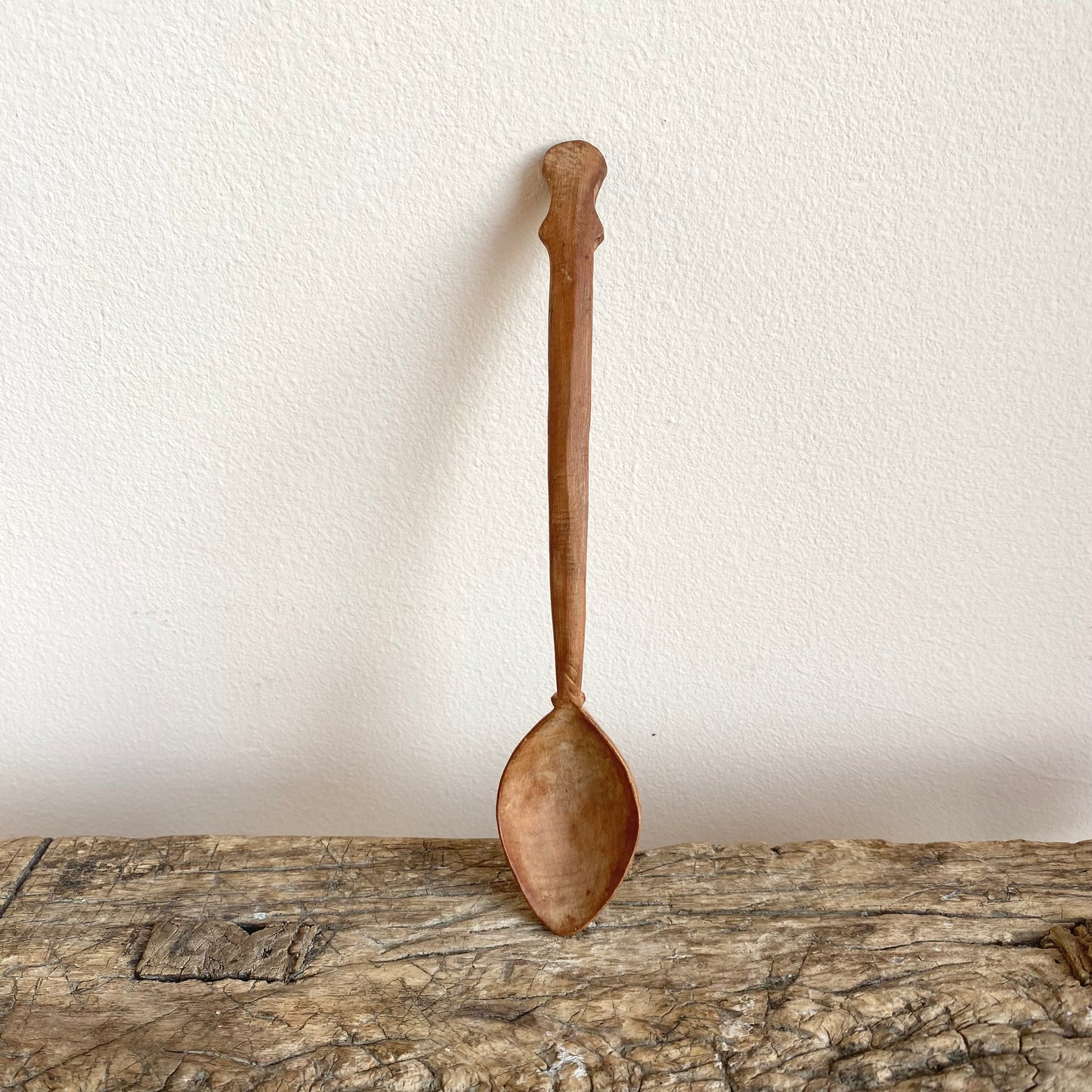 Vintage Hand-Carved Wooden Spoons