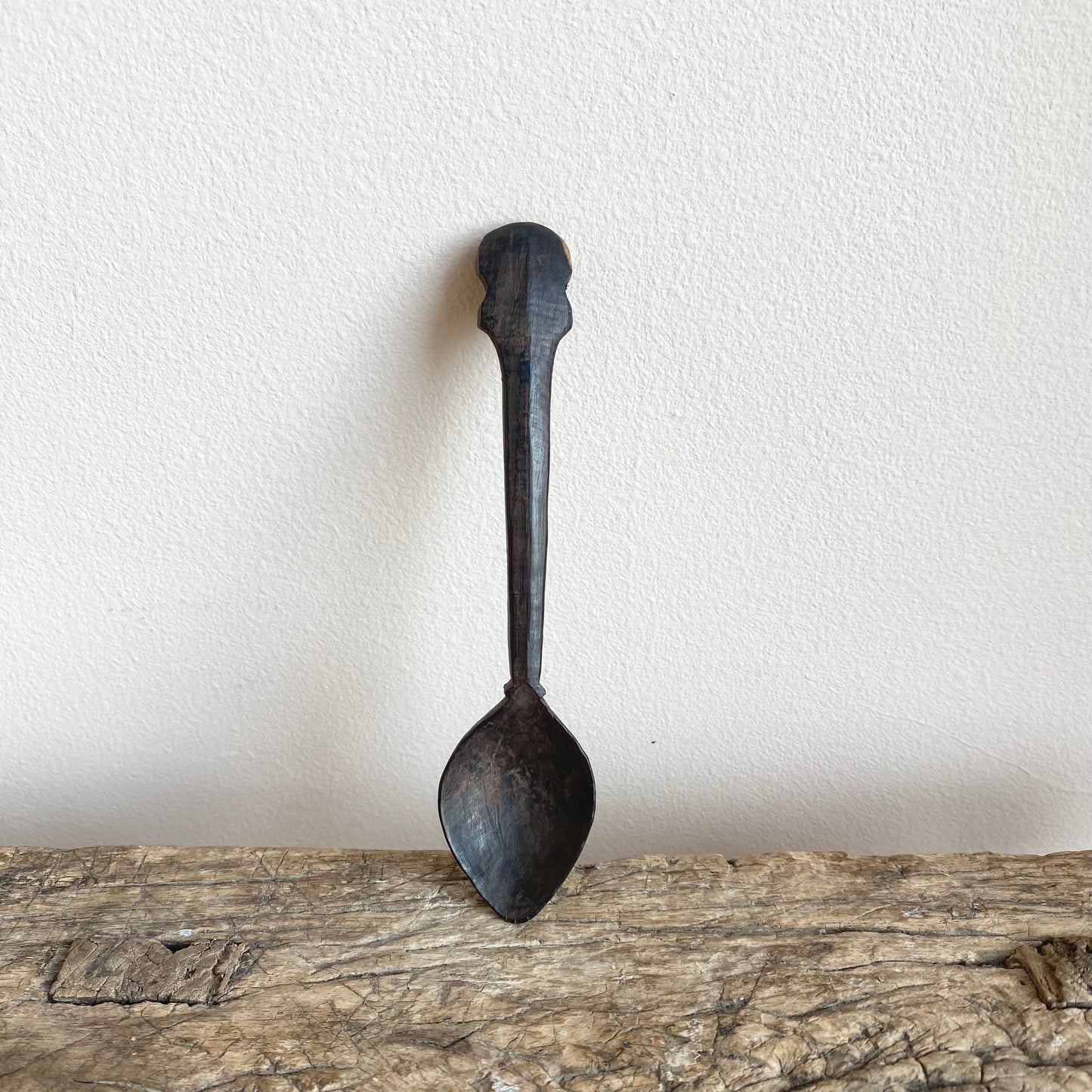 Vintage Hand-Carved Wooden Spoons