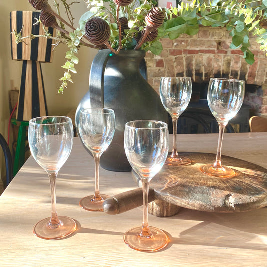 Vintage Wine Glasses