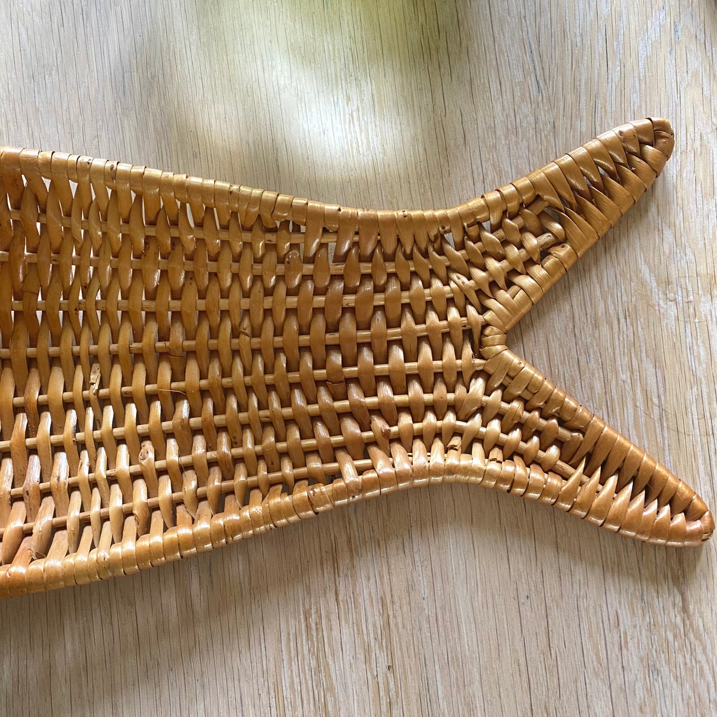 Vintage Wicker Fish Tray