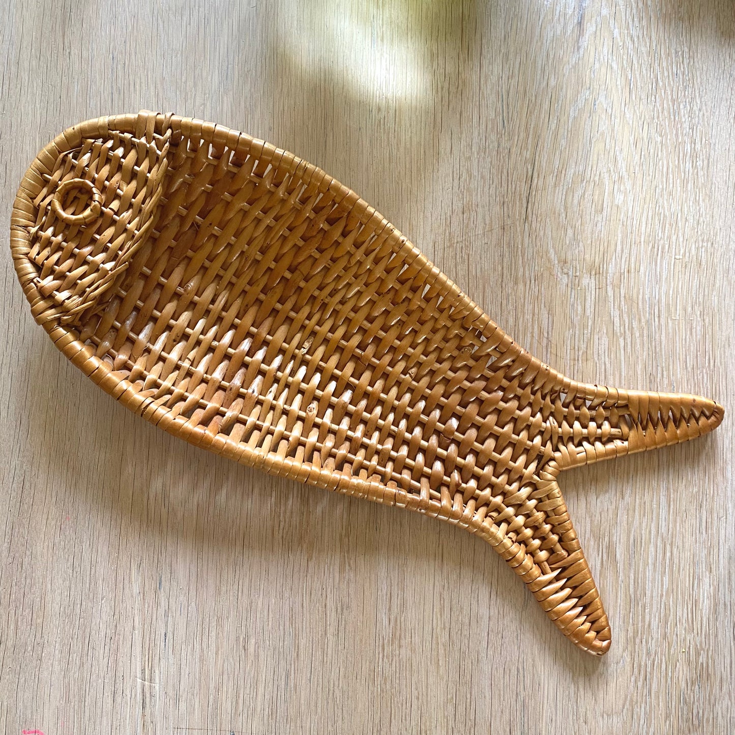 Vintage Wicker Fish Tray