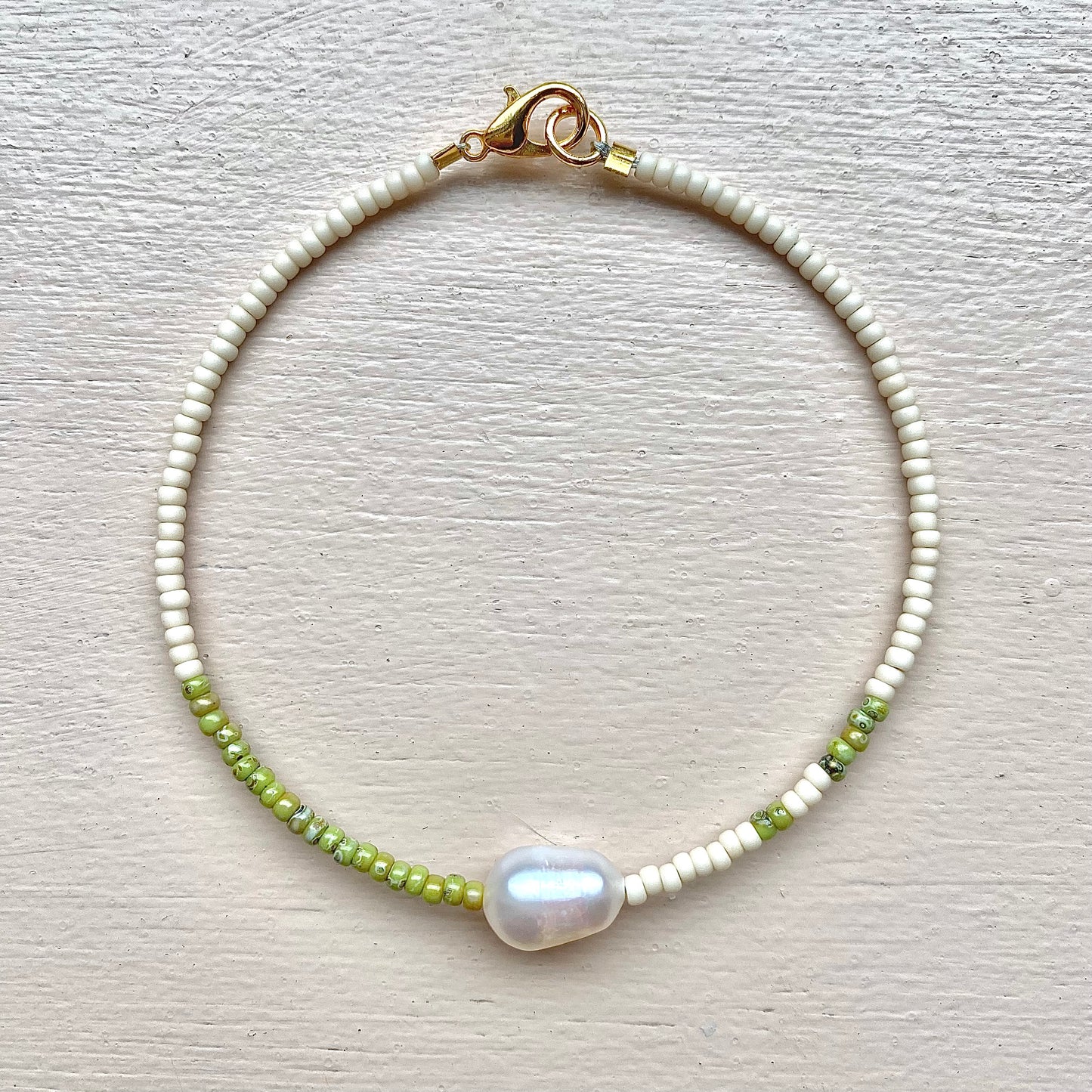 Beaded Pearl Bracelet