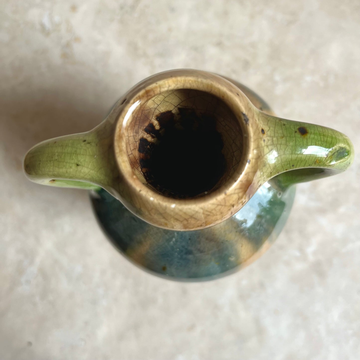 Vintage Art Deco Belgian Studio Pottery Vase
