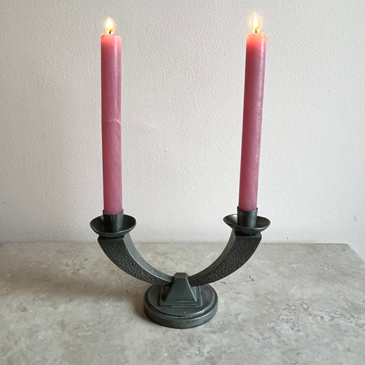 Arts & Crafts Brutalist Candle Holder