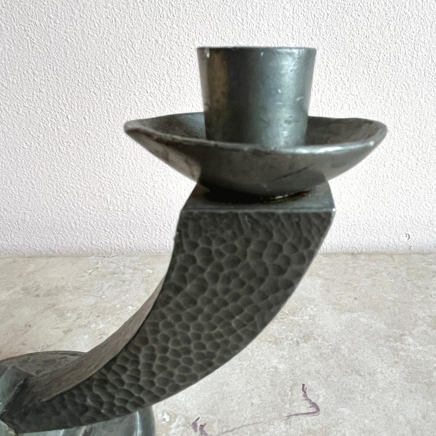 Arts & Crafts Brutalist Candle Holder