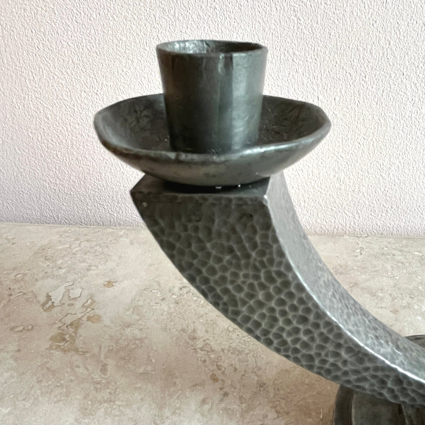 Arts & Crafts Brutalist Candle Holder