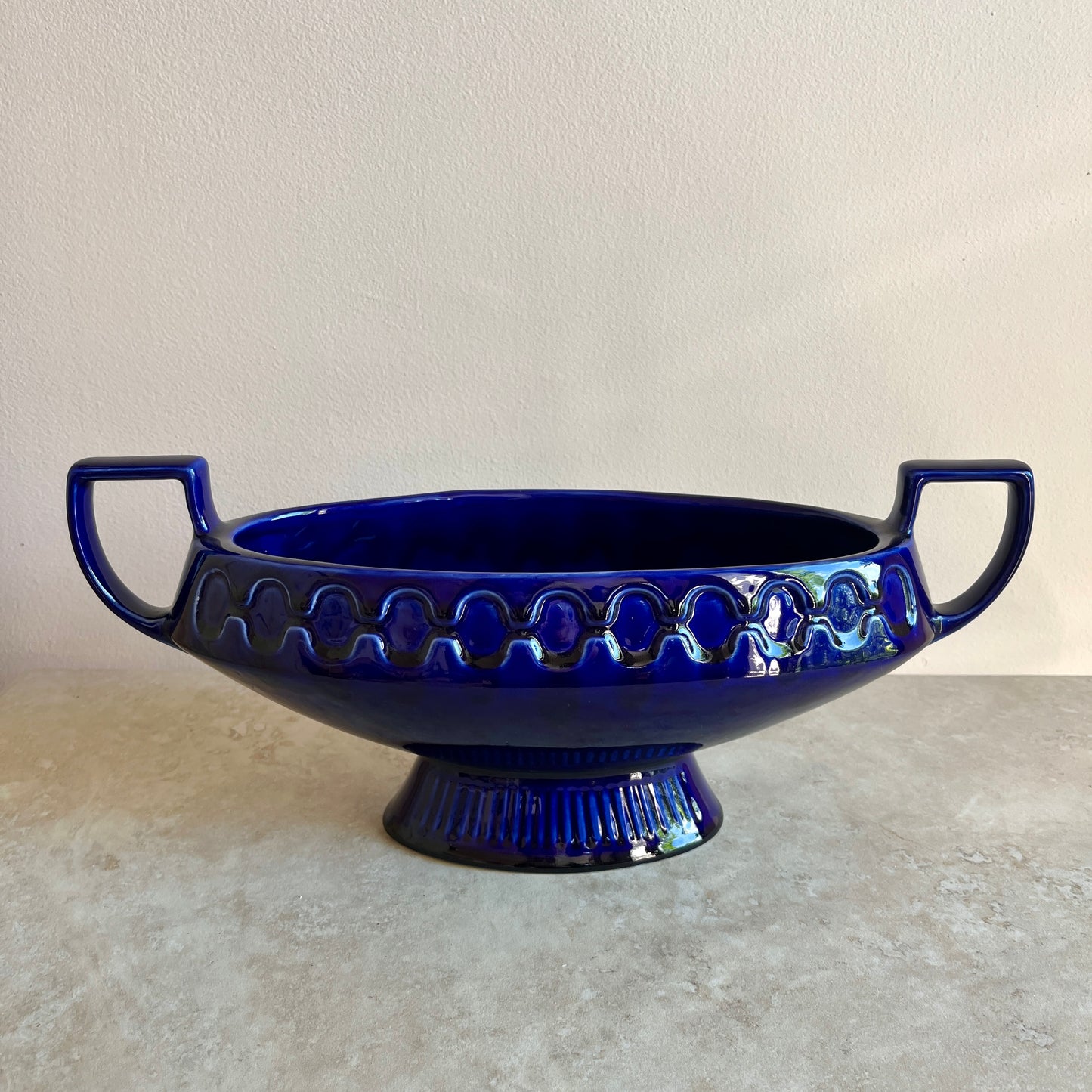 Mid-Century Cobalt Blue Vase