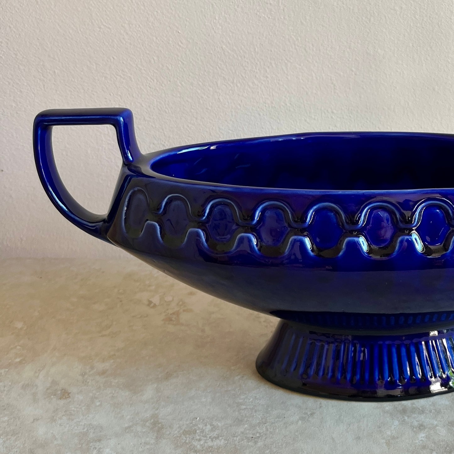 Mid-Century Cobalt Blue Vase