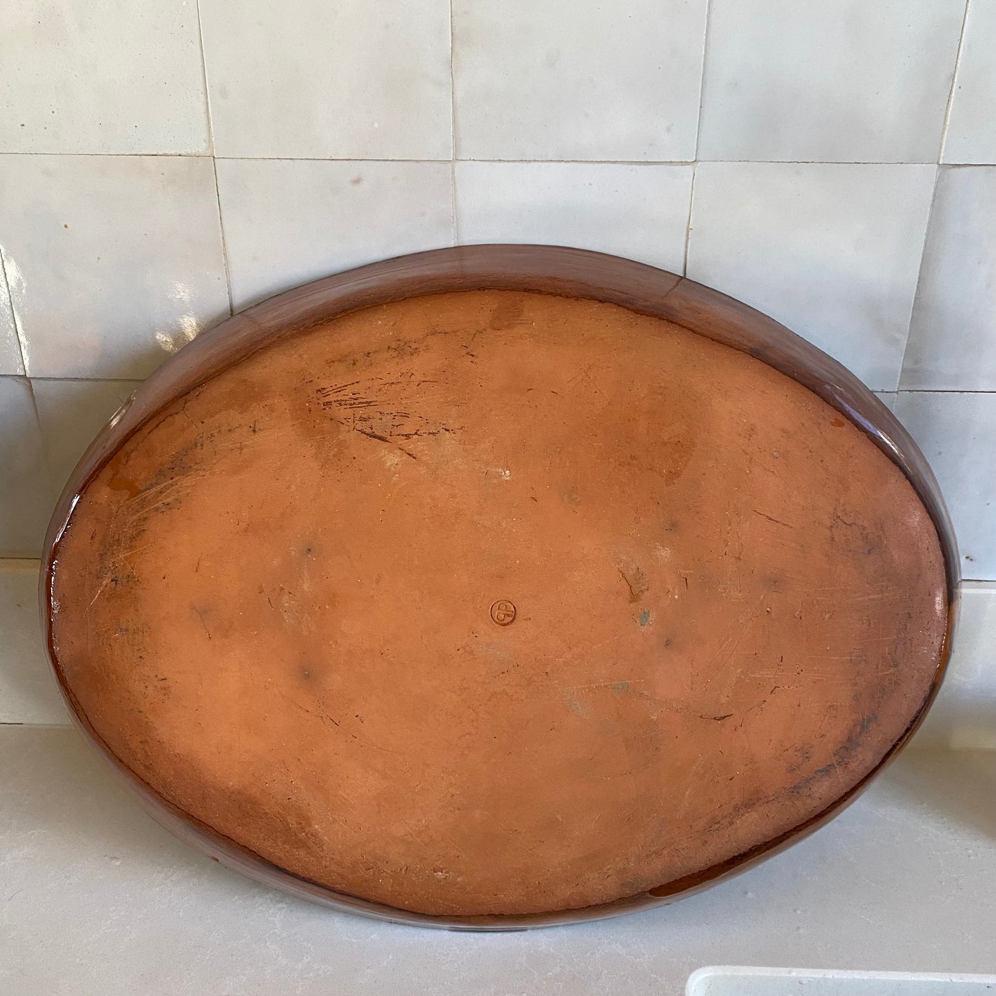 Vintage Terracotta Fish Dish