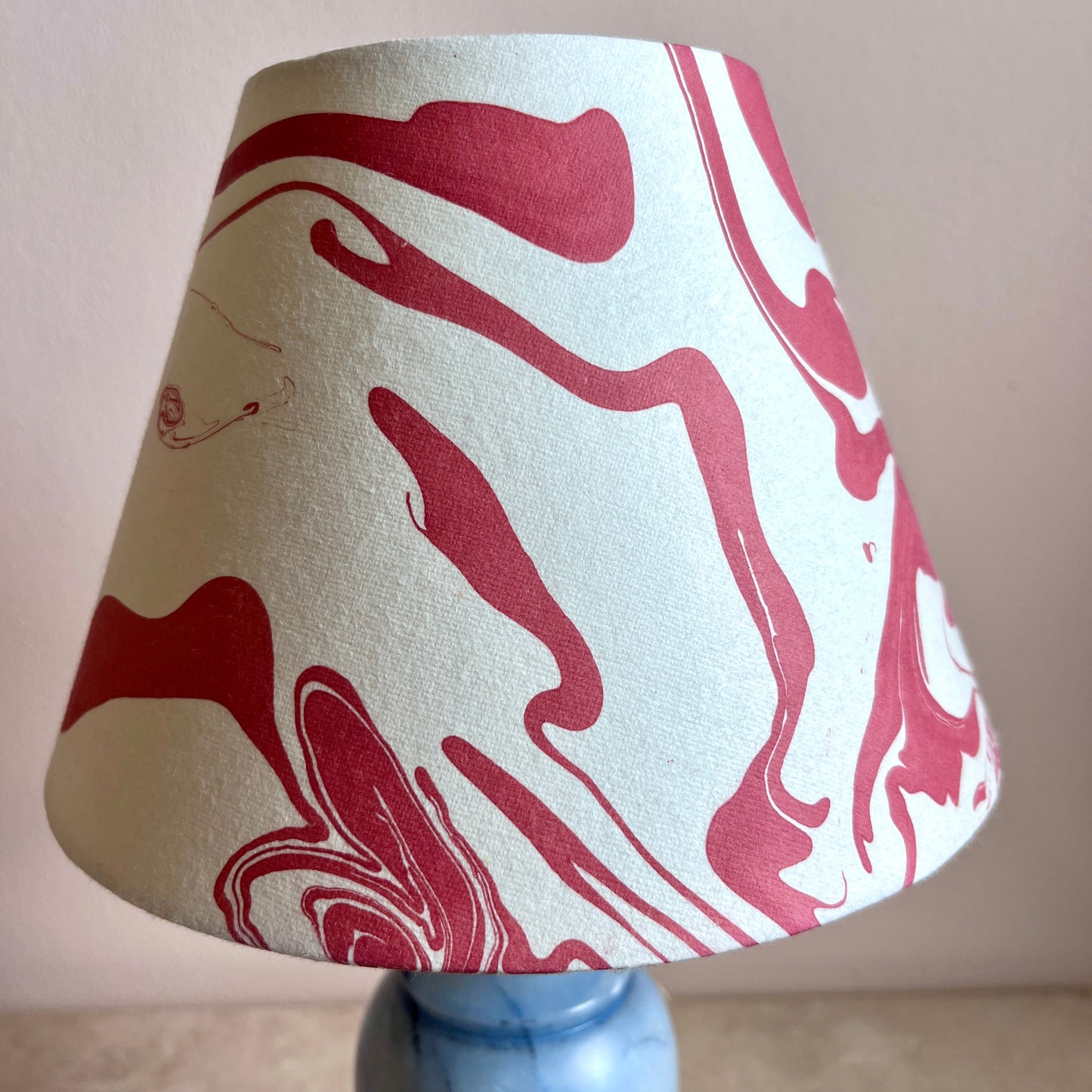 Vintage Blue Stone Lamp
